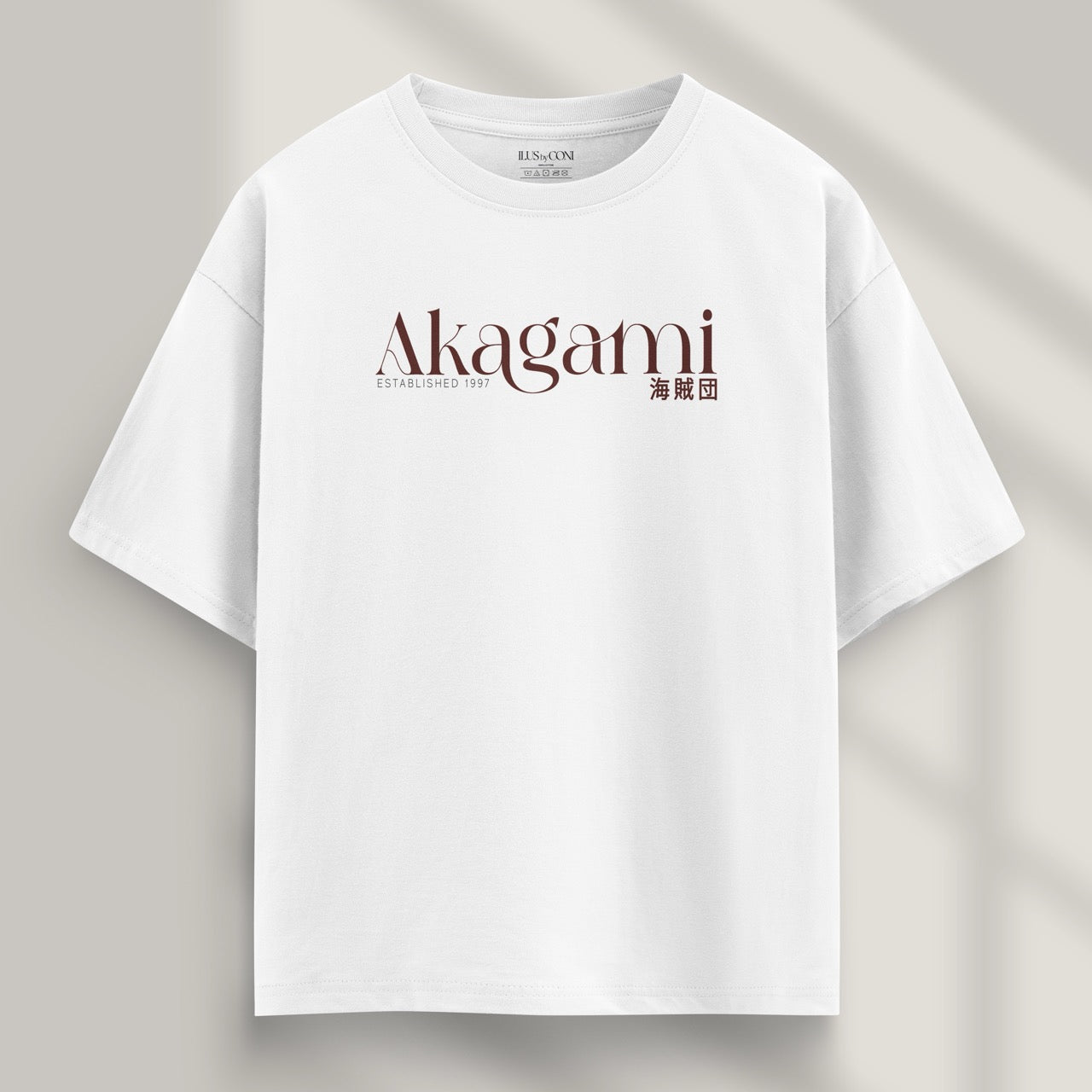 camiseta shanks one piece blanca frente