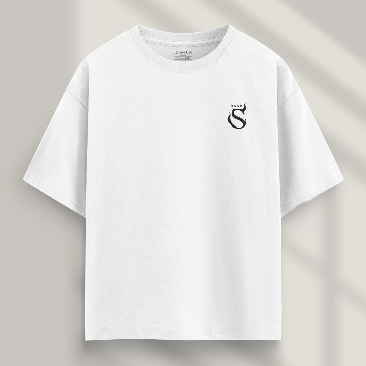 camiseta solo leveling blanca frente