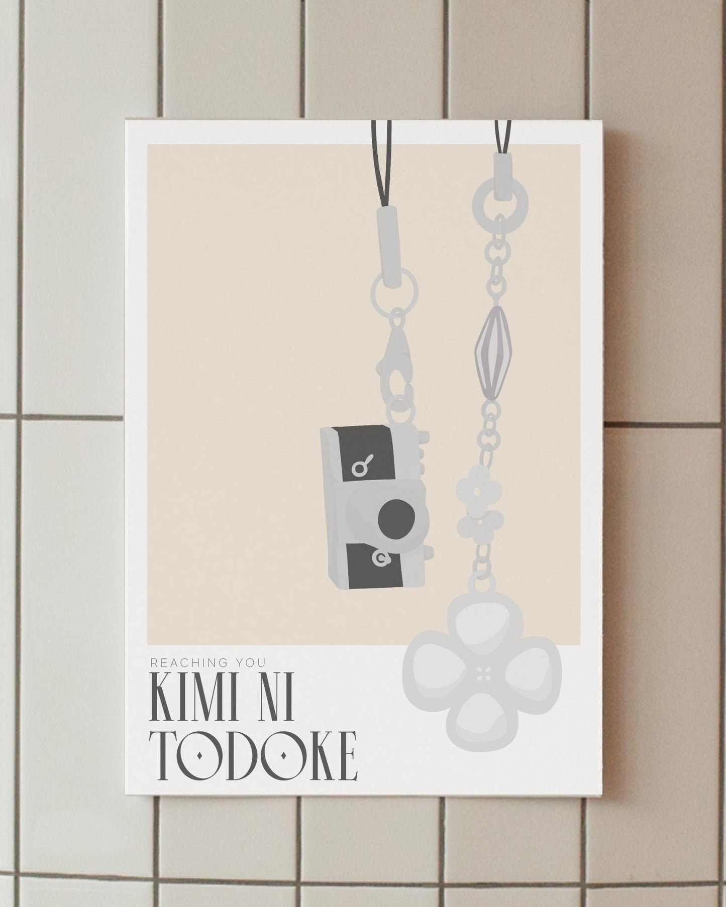 minimalist anime poster kimi ni todoke