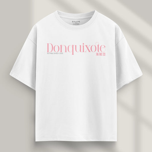 camiseta one piece blanca doflamingo