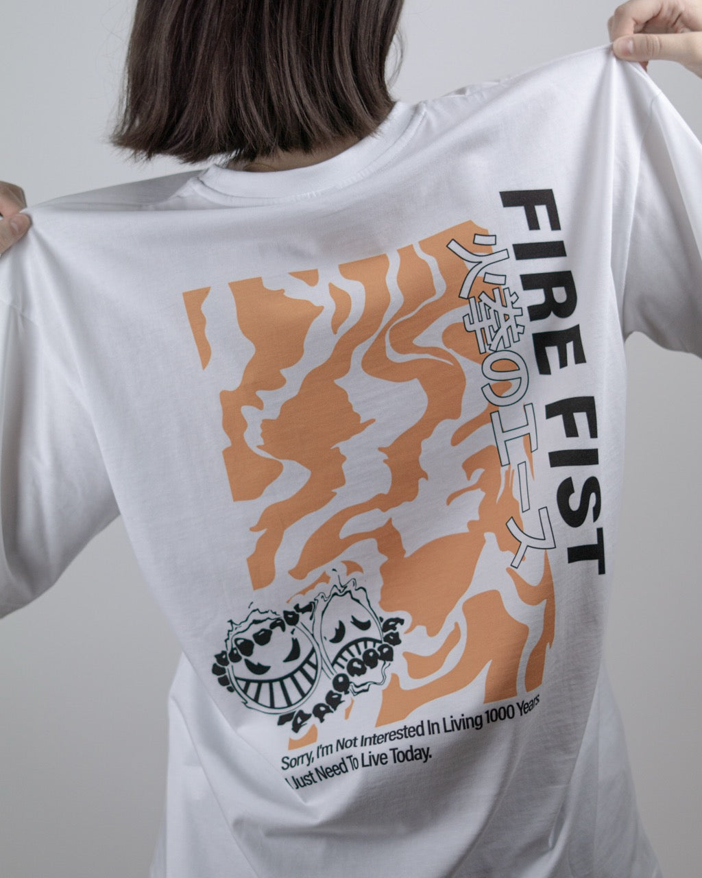 Fire Fist Camiseta Oversize