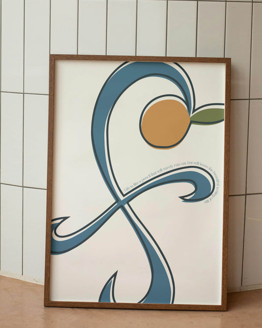 póster minimalista nami one piece