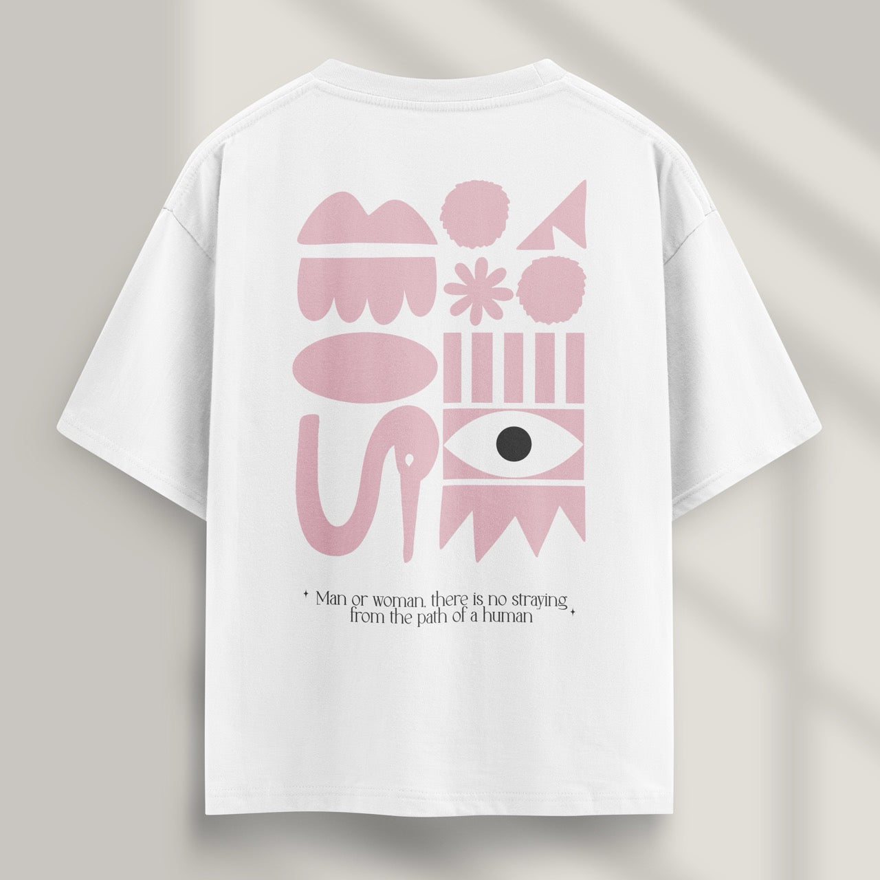 Pink Okama Oversized T-Shirt