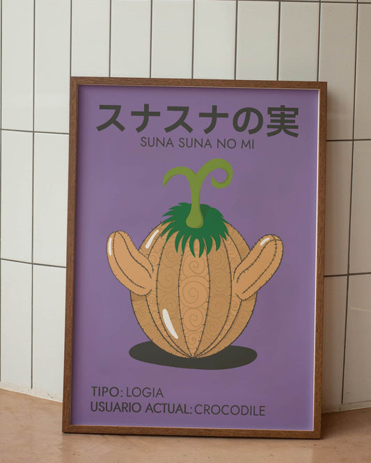 póster minimalista suna suna crocodile