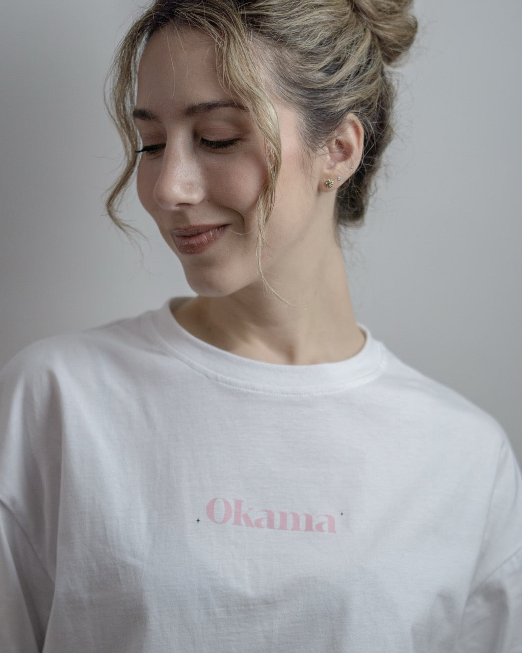 Pink Okama Oversized T-Shirt