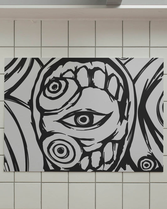 póster minimalista mahito transfiguración