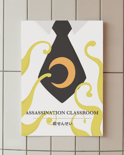 minimalist anime poster koro sensei assassination classroom