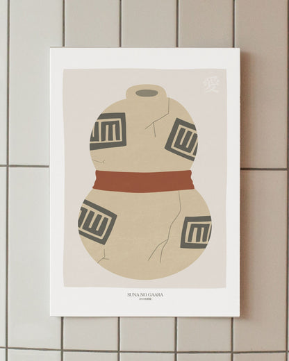 minimalist anime poster naruto