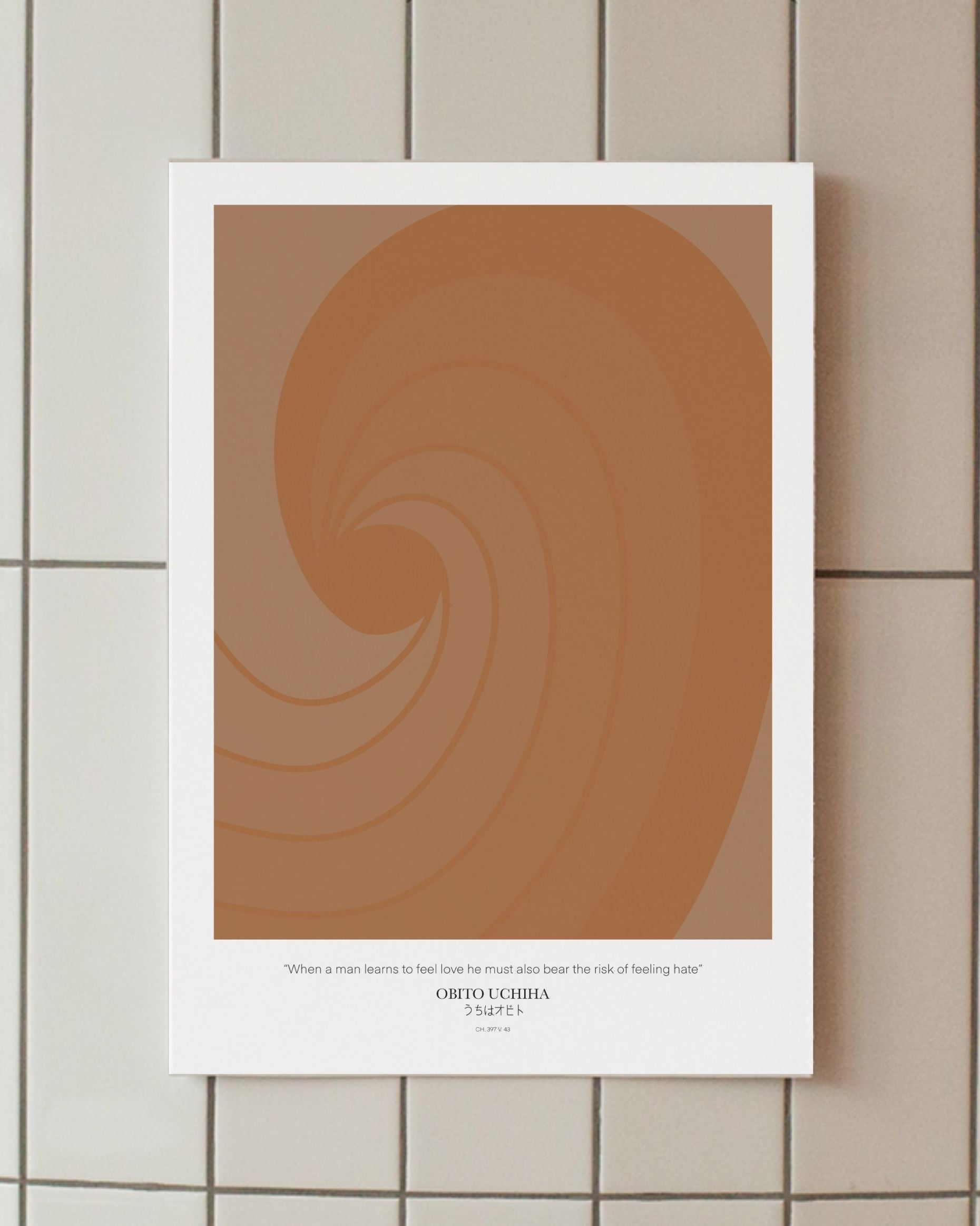 minimalist anime poster naruto
