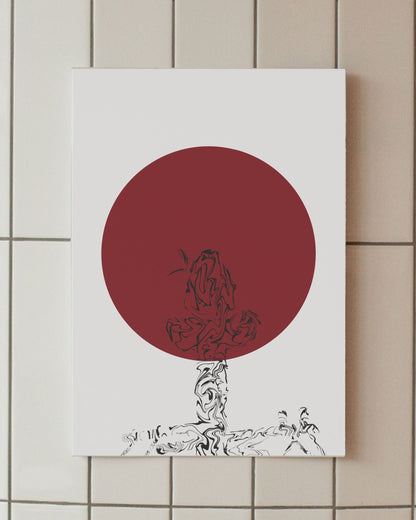 minimalist anime poster itachi uchiha naruto