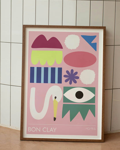 póster minimalista bon clay one piece