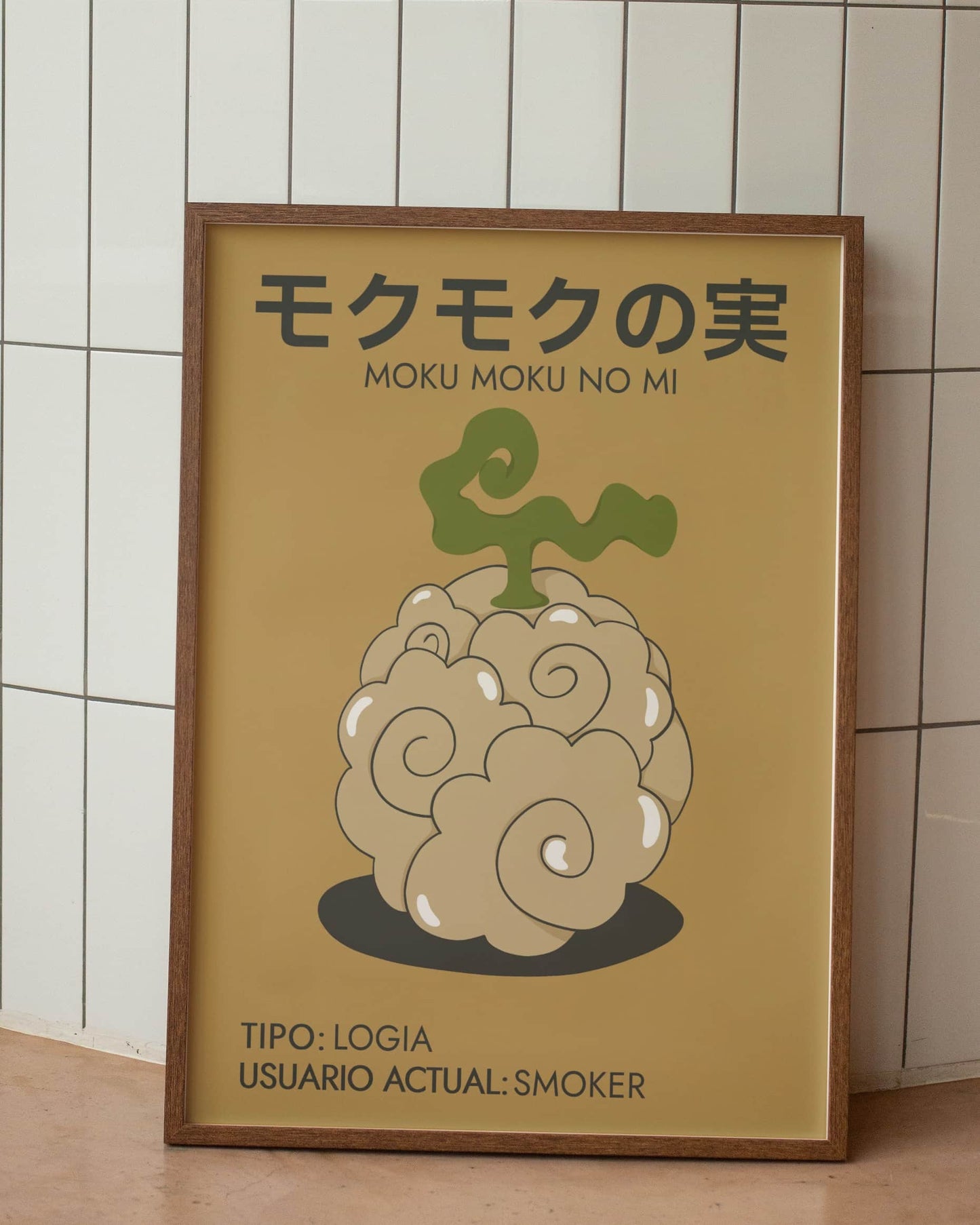 póster minimalista moku moku smoker