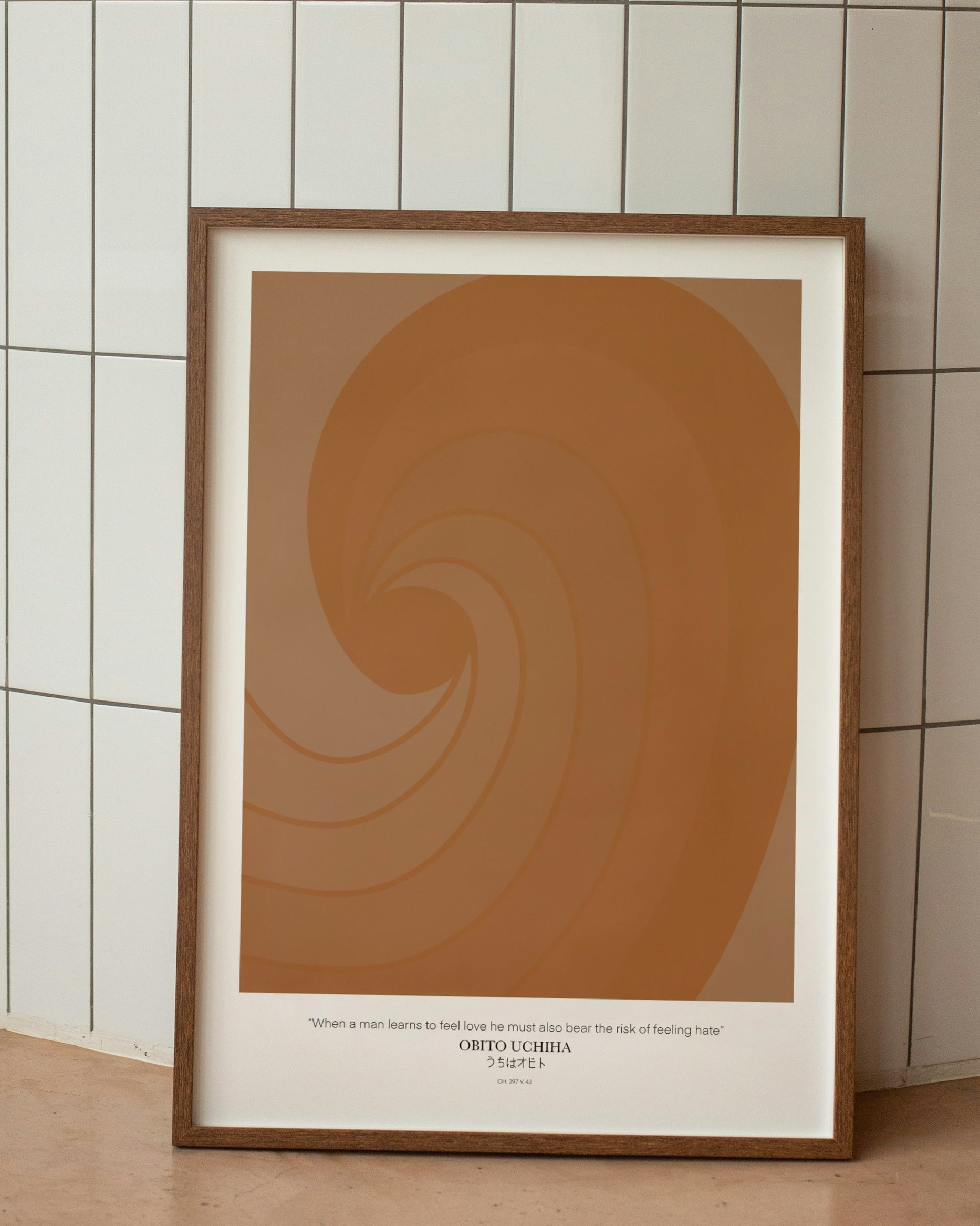 poster de anime minimalista naruto